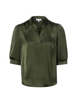 Damen Satin-Blusenshirt