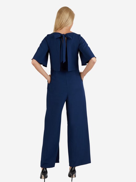 Damen Satin-Jumpsuit