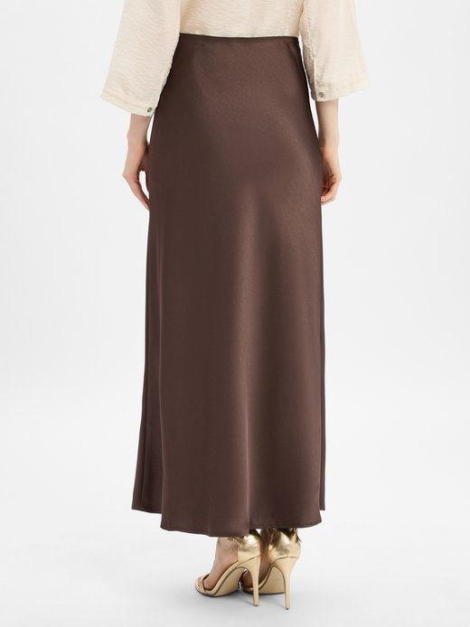 Damen Satin-Maxirock - Vicky