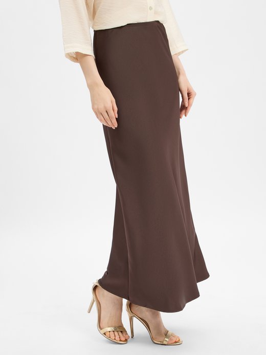 Damen Satin-Maxirock - Vicky