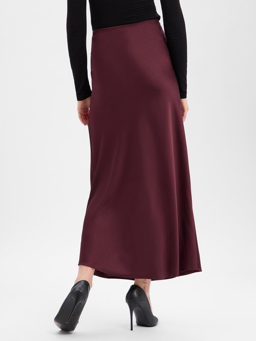 Damen Satin-Maxirock - Vicky