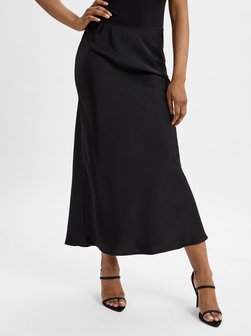 Artikelbild Damen Satin-Maxirock - Vicky von Neo Noir in schwarz uni