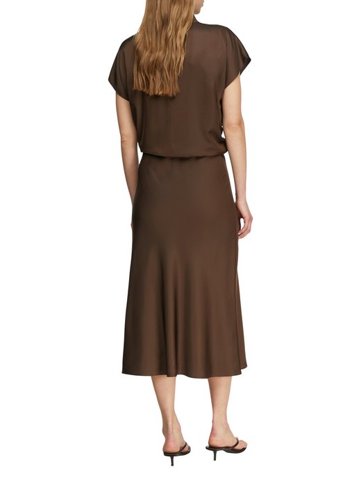 Damen Satin-Maxirock