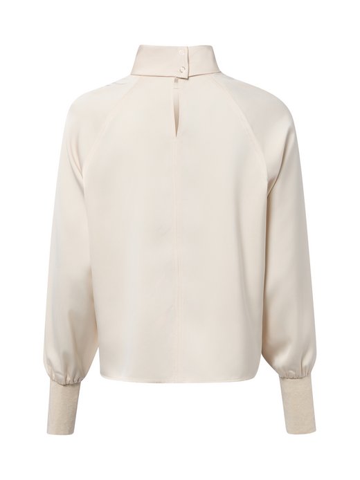 Damen Satin-Schluppenbluse