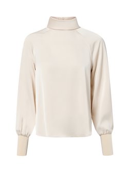 Damen Satin-Schluppenbluse