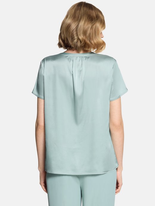 Damen Satinbluse