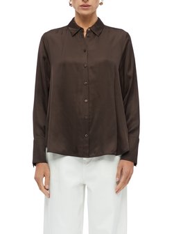 Damen Satinbluse