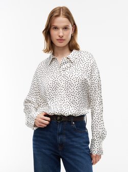 Damen Satinbluse