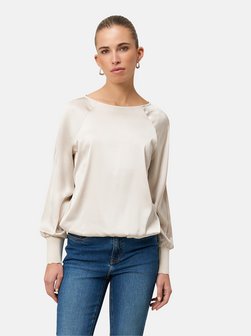 Damen Satinbluse