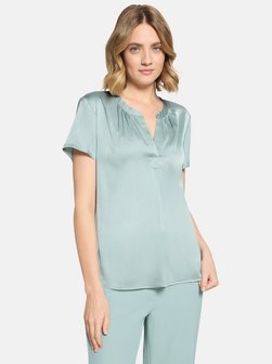Damen Satinbluse