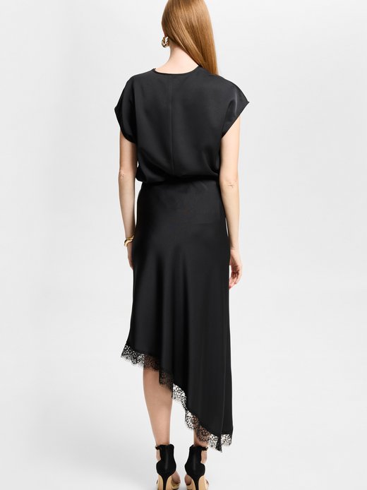 Damen Satinrock
