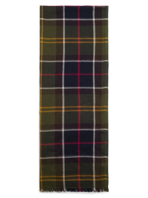 Damen Schal mit Leinen-Anteil