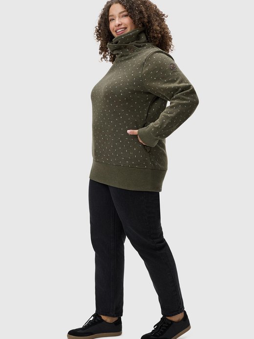 Damen Schalkragenpullover - Angell Plus