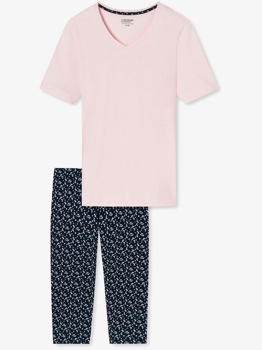 Damen Schlafanzug  -  Nightwear - Dreiviertel