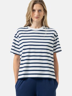 Damen Schlafanzug Oberteil - Breezy Stripes