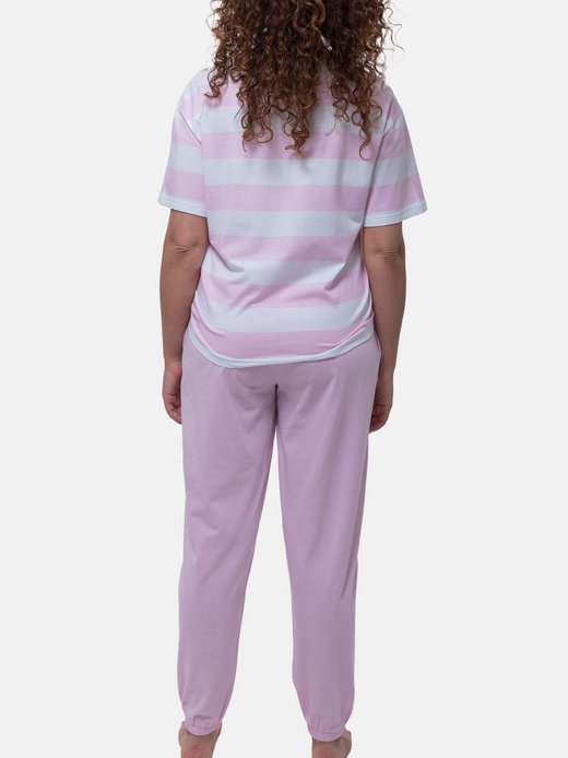 Damen Schlafanzug - Streaked Lines