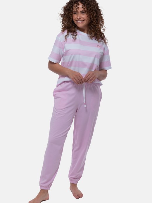 Damen Schlafanzug - Streaked Lines