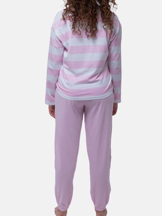 Damen Schlafanzug - Streaked Lines