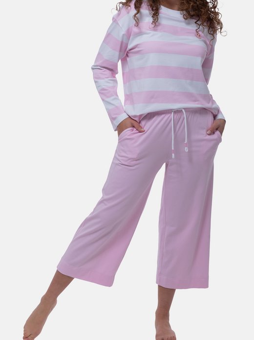 Damen Schlafanzug - Streaked Lines