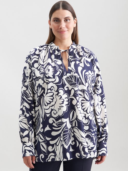 Damen Schlupfbluse - Curvy - Druck