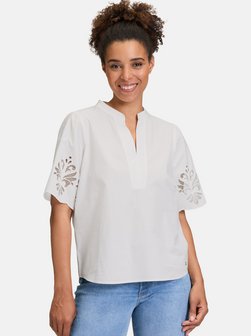 Artikelbild Damen Schlupfbluse von Betty & Co in weiß uni