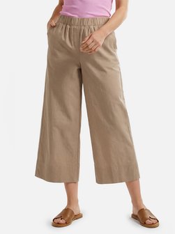 Damen Schlupfhose mit Leinen-Anteil