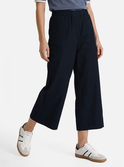 Damen Schlupfhose mit Leinen-Anteil