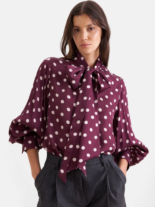 Damen Schluppenbluse - Oversized Fit