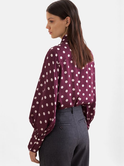 Damen Schluppenbluse - Oversized Fit