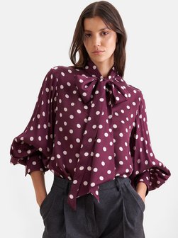 Damen Schluppenbluse - Oversized Fit