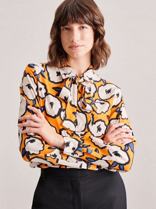 Damen Schluppenbluse - Regular Fit