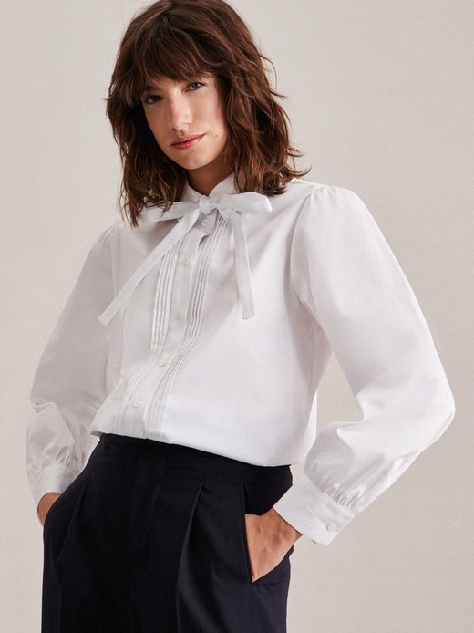 Damen Schluppenbluse - Regular Fit