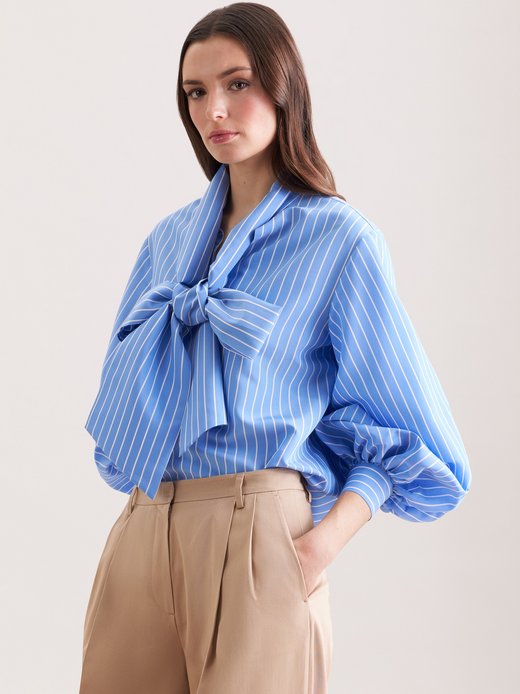 Damen Schluppenbluse - Regular Fit