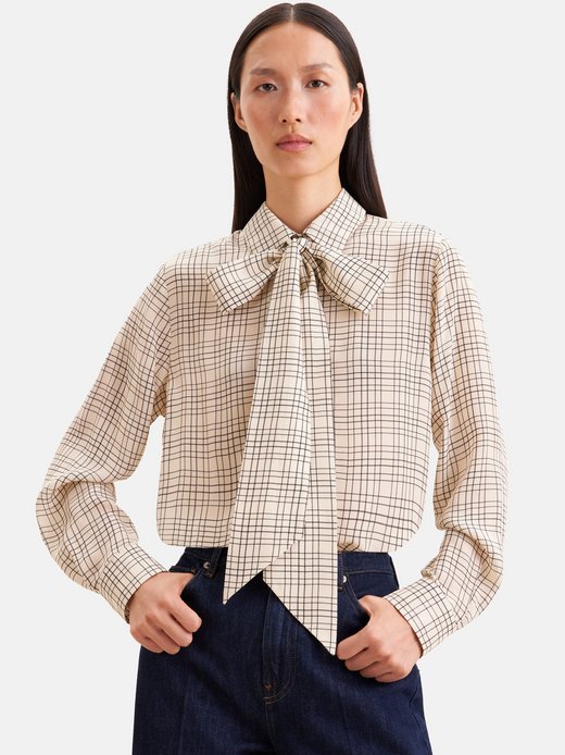 Damen Schluppenbluse - Regular Fit