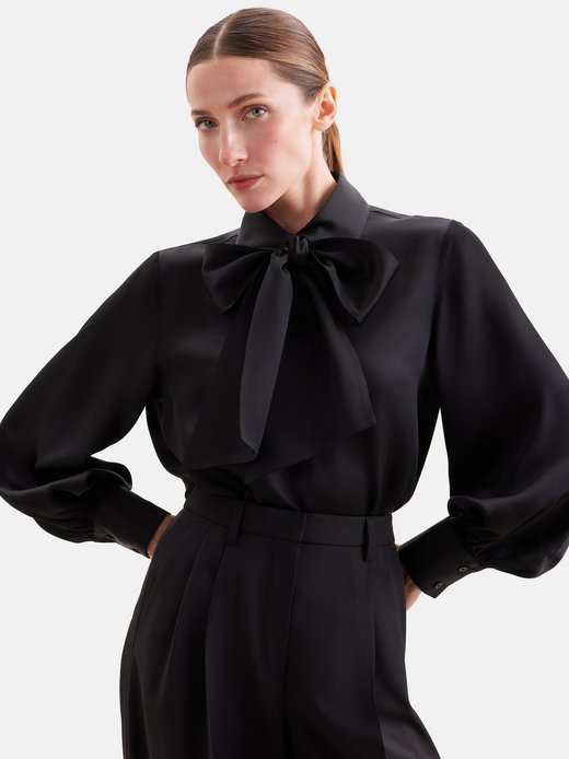 Damen Schluppenbluse - Regular Fit