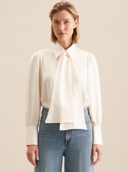 Damen Schluppenbluse - Regular Fit