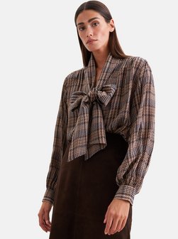 Damen Schluppenbluse - Regular Fit