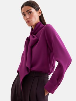 Damen Schluppenbluse - Regular Fit