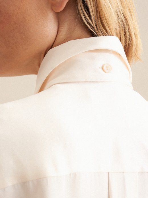 Damen Schluppenbluse - Uni