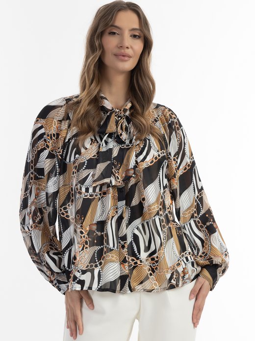 Damen Schluppenbluse