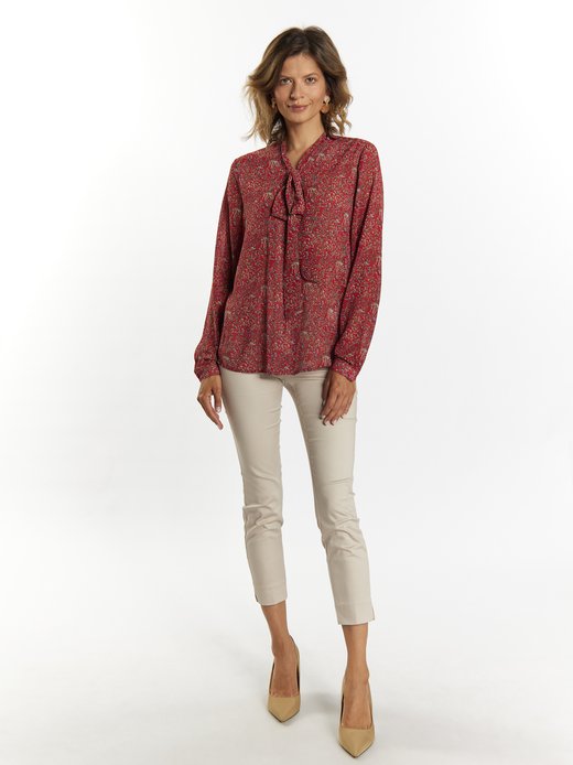 Damen Schluppenbluse