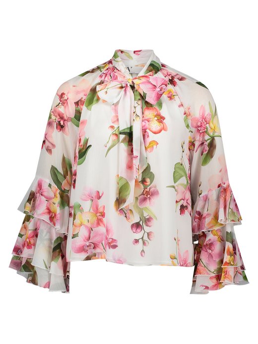 Damen Schluppenbluse