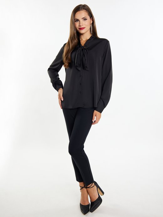 Damen Schluppenbluse