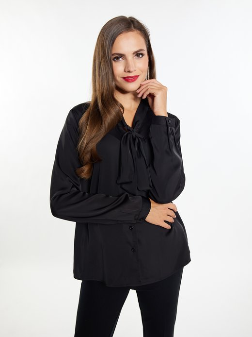 Damen Schluppenbluse