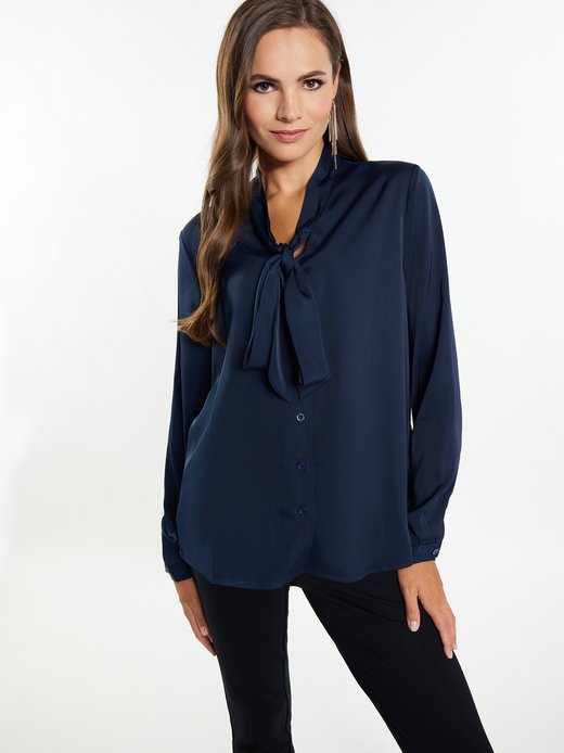 Damen Schluppenbluse