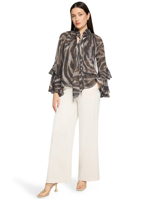 Damen Schluppenbluse