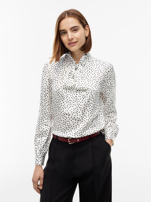 Damen Schluppenbluse