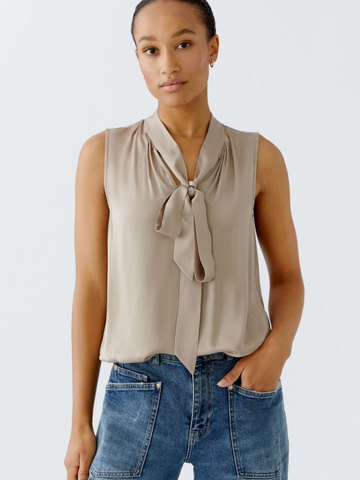 Damen Schluppenbluse