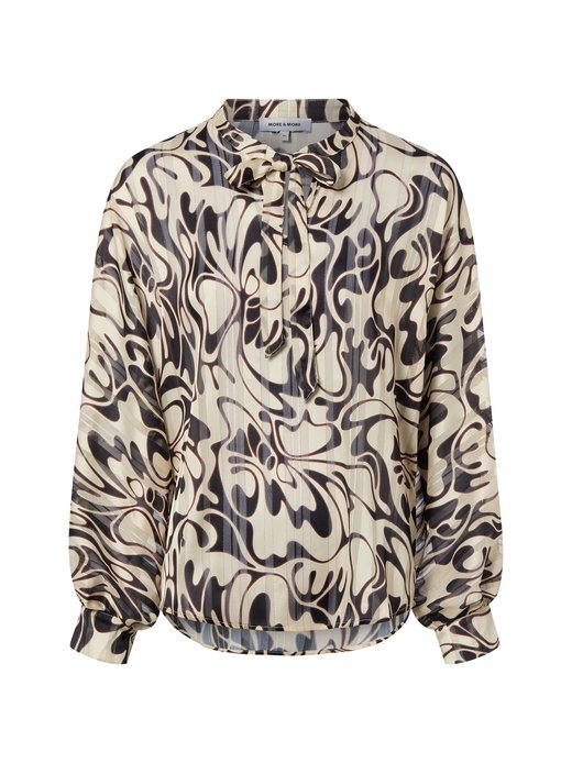 Damen Schluppenbluse