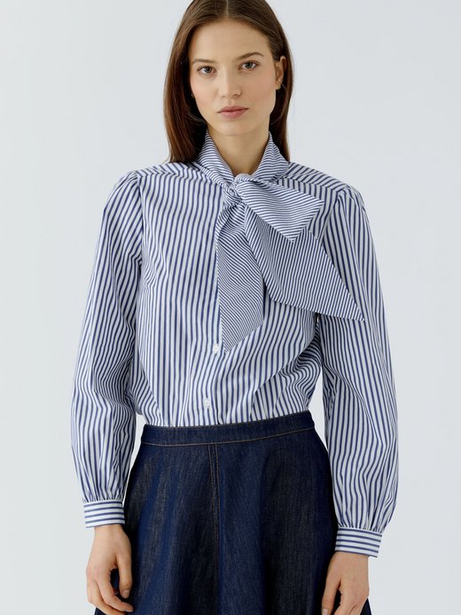 Damen Schluppenbluse